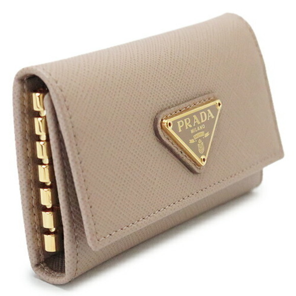 Prada Tan Key Cipria Case Saffiano - Picture 1 of 6